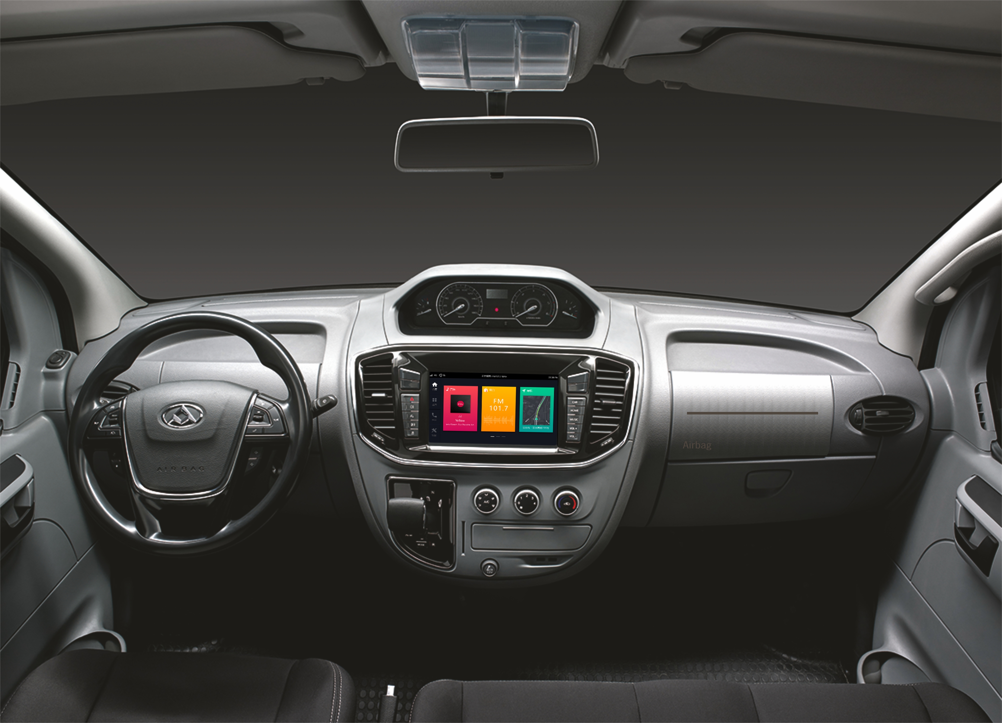 interior Maxus EV80 furgoneta eléctrica